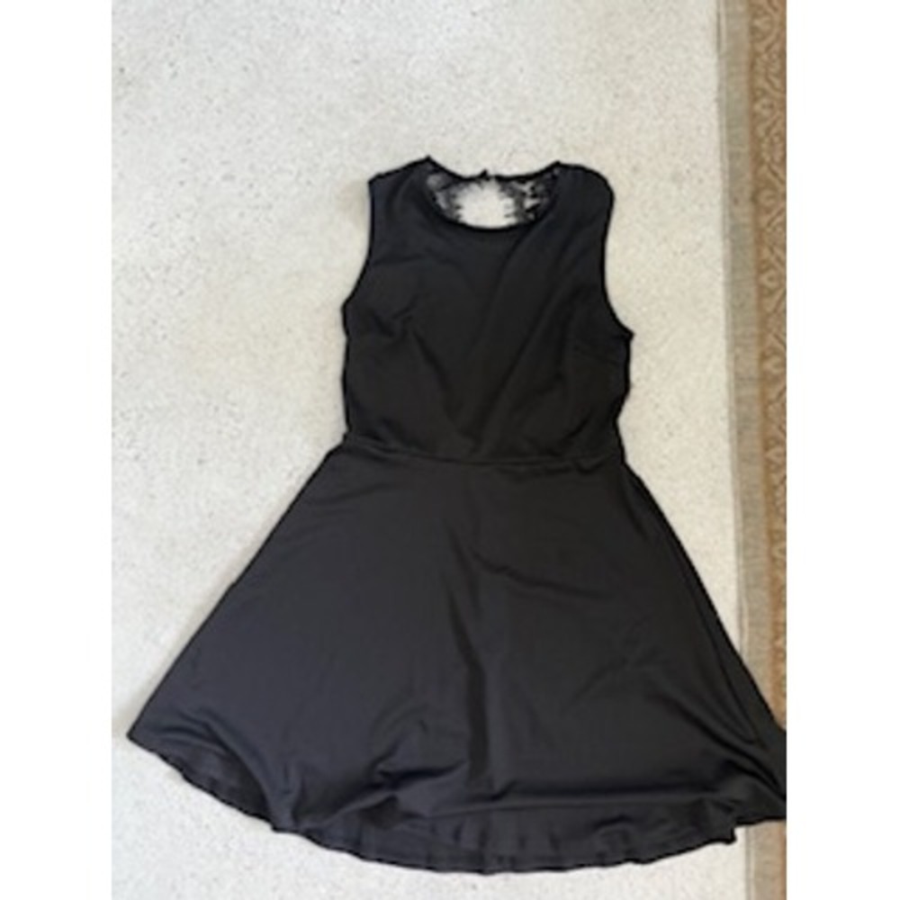 Little Black Dress Women's Sleeveless Fit and Flare Lace‎ Back Party Cocktail